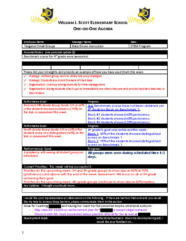 One-on-One Coaching and Collaboration